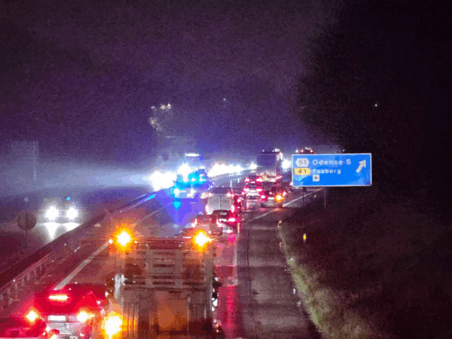 Odense: Uheld på Fynske Motorvej