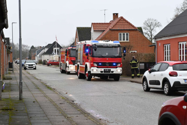 Stor udrykning til villavej