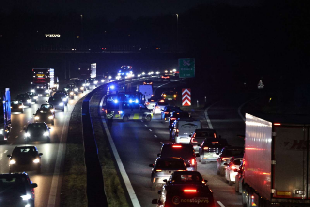 Store forsinkelser i myldretiden efter motorvejsuheld