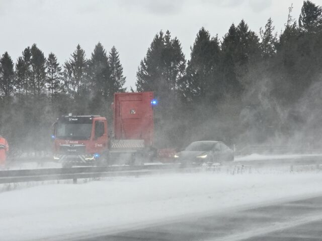 Motorvejsspor spærret: Kraftig opfordring fra Vejdirektoratet