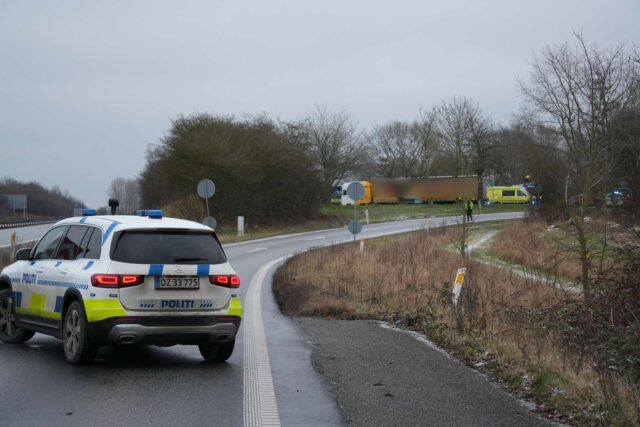 Alvorlig hændelse på rasteplads: ‘Han er i kritisk tilstand’