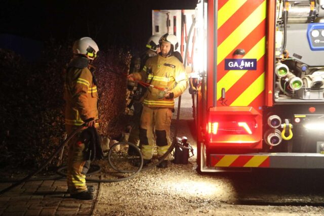 Brand i villa i Galten