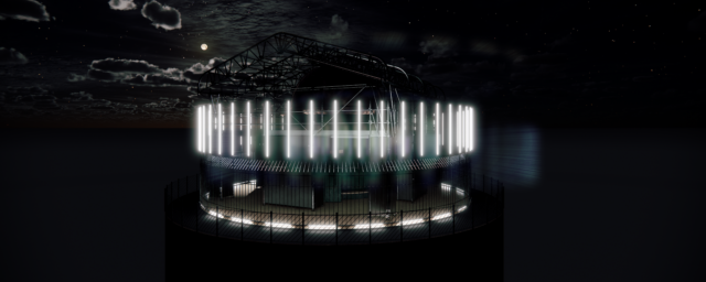 Lysende kunstværk erstatter Rundetaarns kuppel