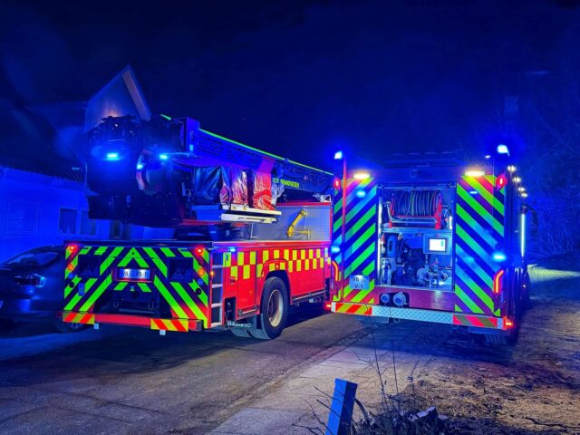 Brandvæsenet haster ud til villa