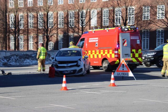 Færdselsuheld på H.C. Andersens Boulevard