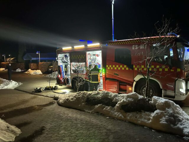 Espergærde: Haster ud til bygningsbrand