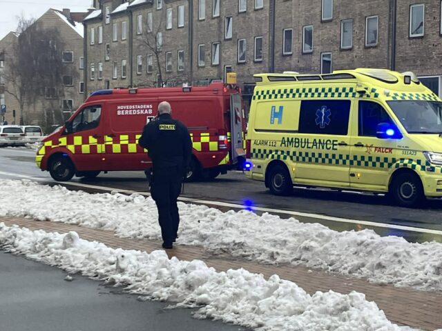 Ubehagelige scener midt i København: Ambulance fremme