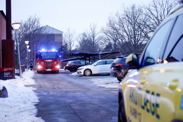 Drama i Herlev: Stor udrykning ankommer