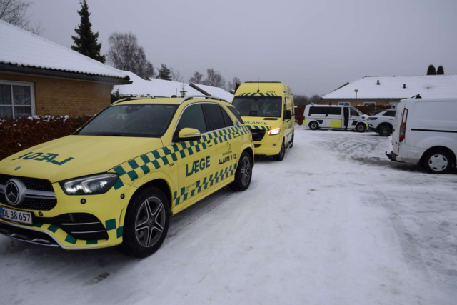Udrykning bryder stilheden i boligområde: Voldsom hændelse