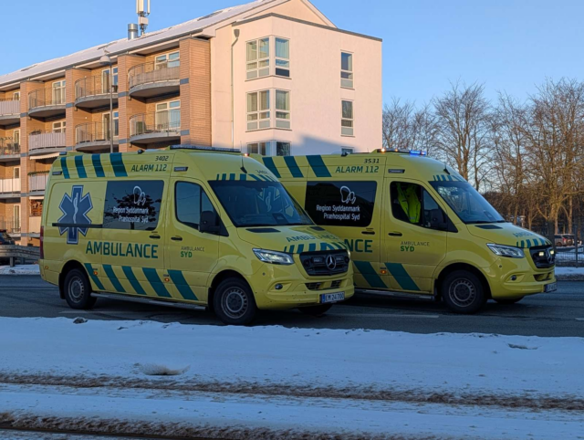 Flere biler involveret i uheld