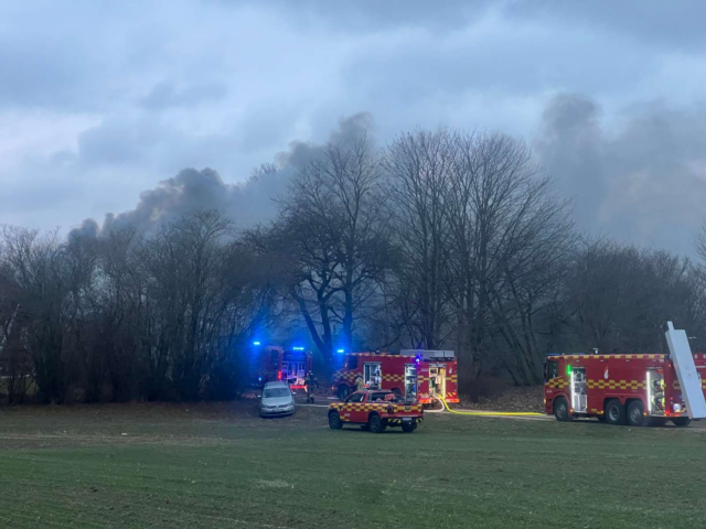 Storbrand brudt ud lige nu: Massiv indsats