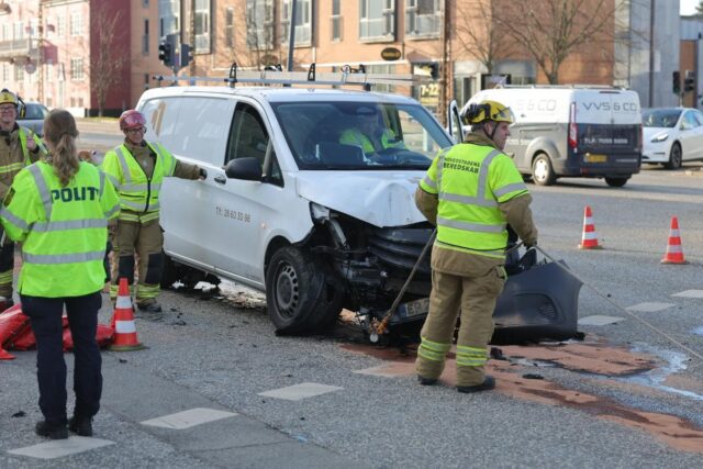 Kaos i myldretrafikken