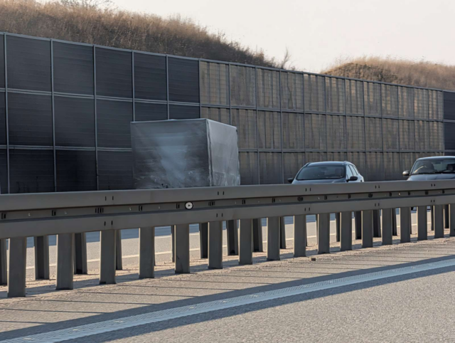 Bilbrand på Fynske Motorvej