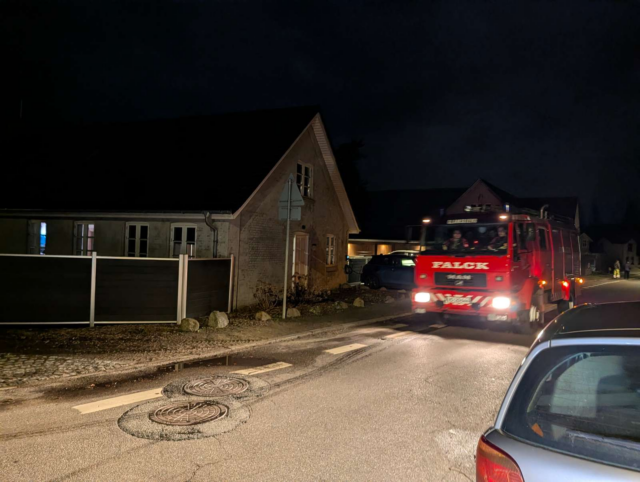 Tommerup: Elbil i brand