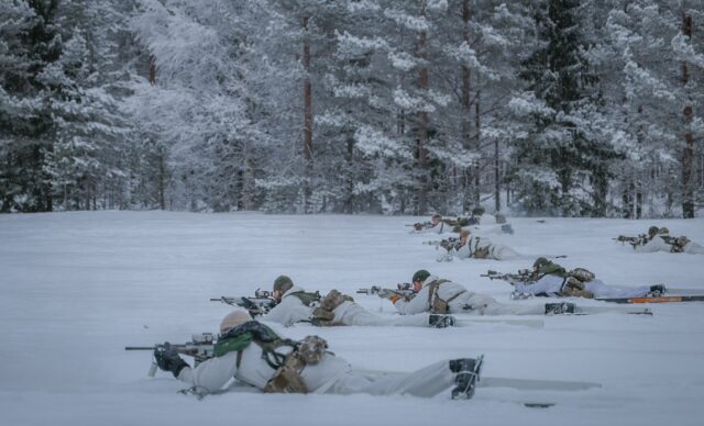 Forbereder sig på en invasion: Norske soldater træner ved den russiske grænse