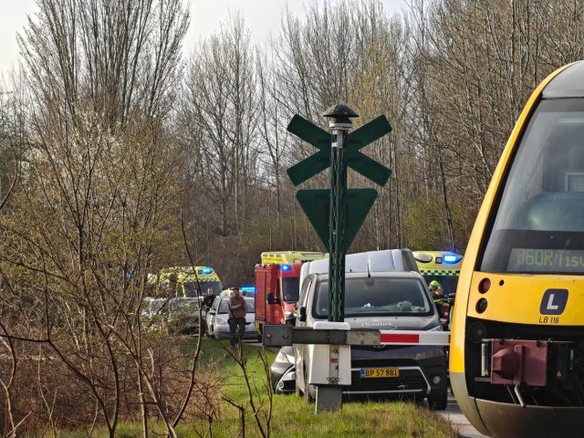 Voldsom togulykke i Nordsjælland