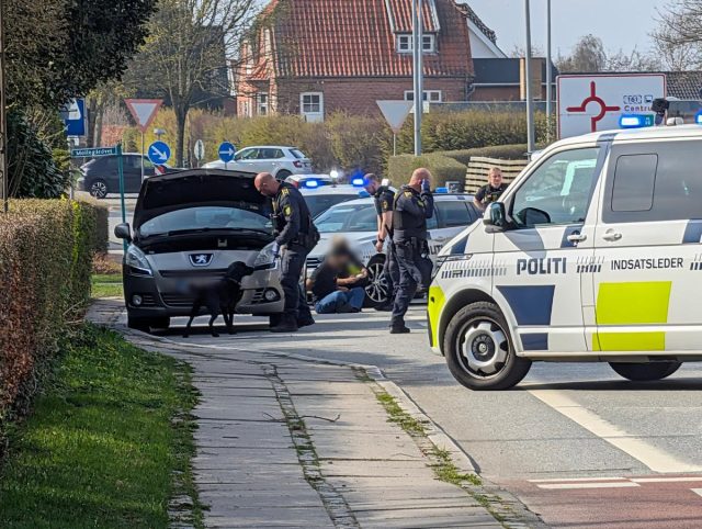 Stor politiaktion på Fyn: Politiet massivt til stede