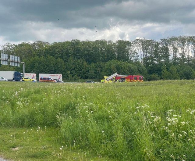 Tragisk uheld: Motorcyklist afgår ved døden