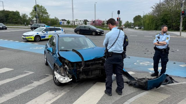 Brutalt sammenstød: Redning til stede