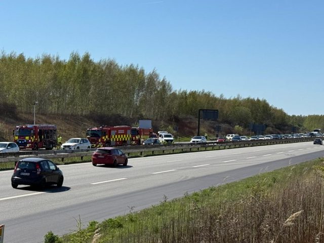 Massiv brand i hovedstaden