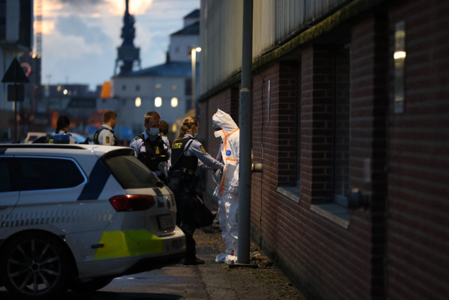 Få minutter før dette billede har han taget livet fra et andet menneske