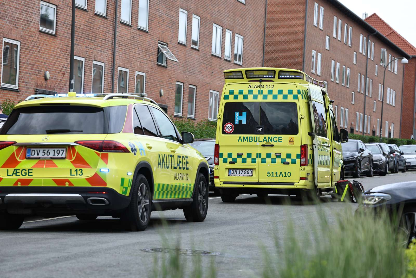 Udrykning haster ud til Herlev: Person kørt væk i ambulance