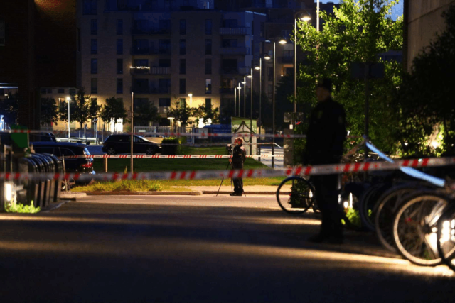 Kærestepar skudt ned i København