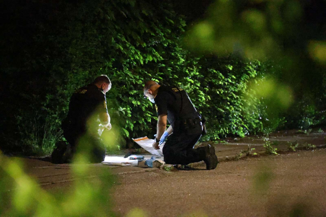 Hundepatrulje, ambulance og drone: Her sporsikrer politiet efter hændelse