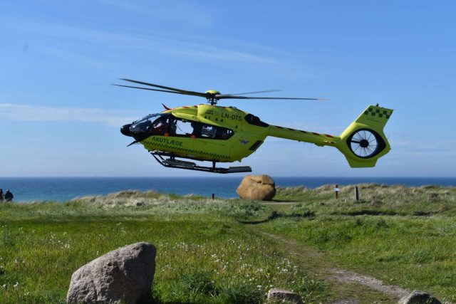 Gasflaske ekploderede på 11-årig pige: Hastet på hospitalet i  helikopter
