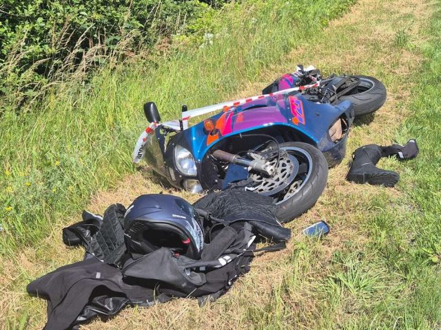 SKER LIGE NU: Dødsulykke med motorcykelist