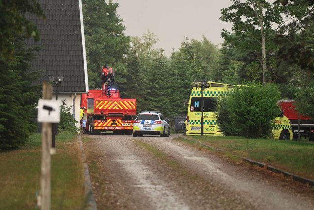 Helt vildt: Lyn antænder brand i dansk fyrværkerifabrik