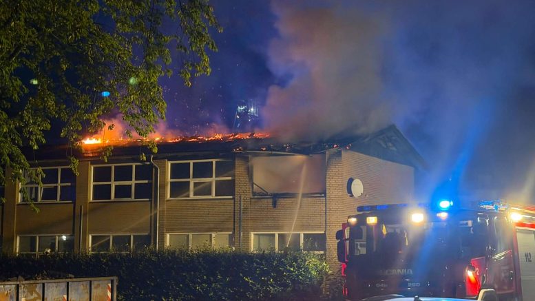 Brand i Vojens