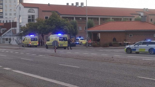 Kæmpe område afspærret: Lægehelikopter lander på stedet