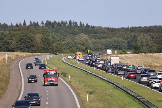 LIGE NU: To nye uheld spærrer central Vestegns motorvej