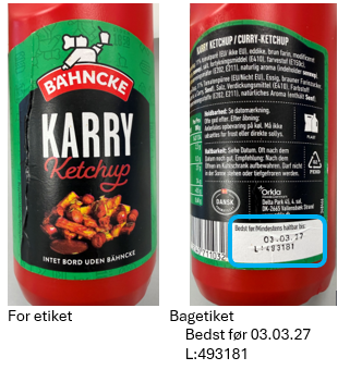 Stor tilbagekaldelse af ketchup: Uegnet at spise