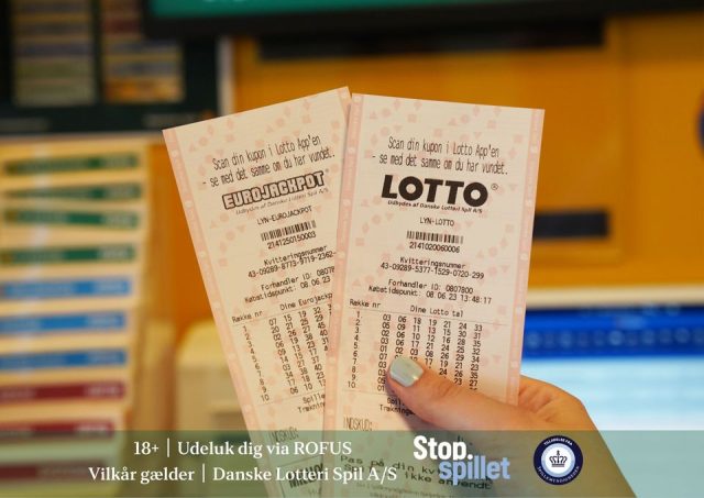 Tjek din kupon: Her bliver lotto-millionerne delt ud