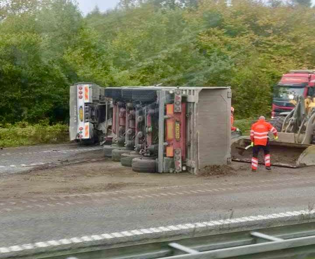 LIGE NU: Voldsom ulykke på motorvej