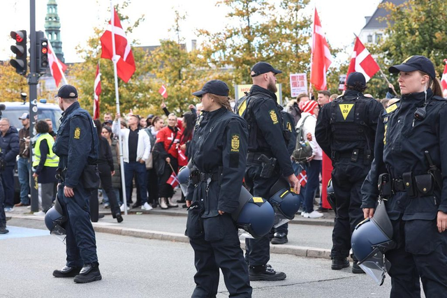 Satte ild til Dannebrog under Det Danske Folk-demonstration i København: Nu er 22-årig kvinde sigtet