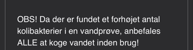 LIGE NU: Lortebakterier fundet i drikkevandet